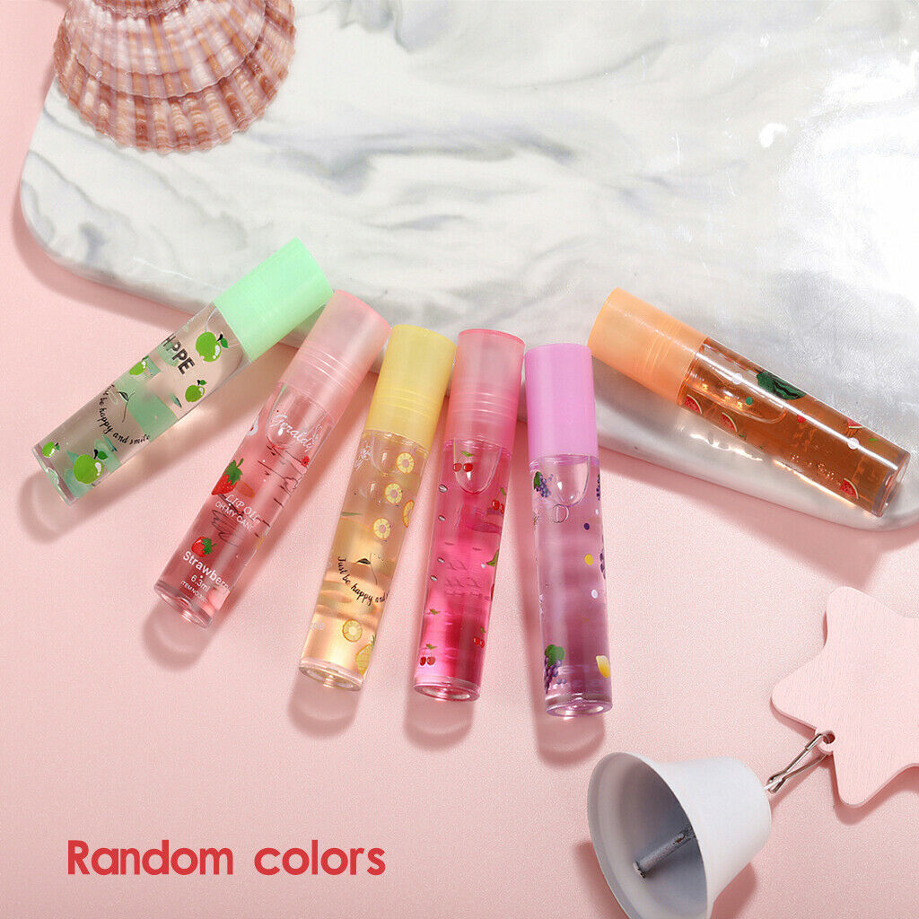 Roller Balls Lip Gloss Shiny Liquid for Men Women Kids Makeup Brighten Lips