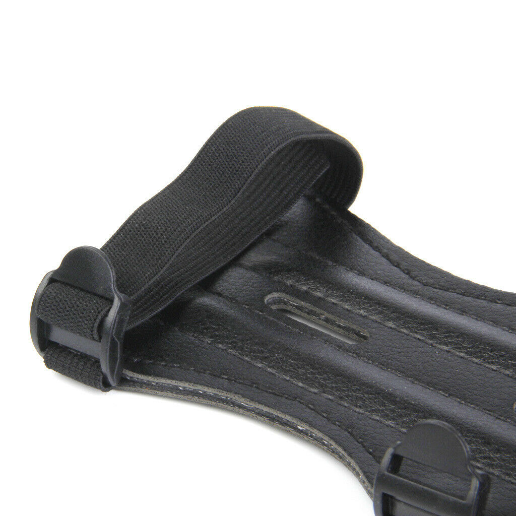 3X Archery Arm Guard Bow Forearm Protector with 3 Strap for Archer Hunter A