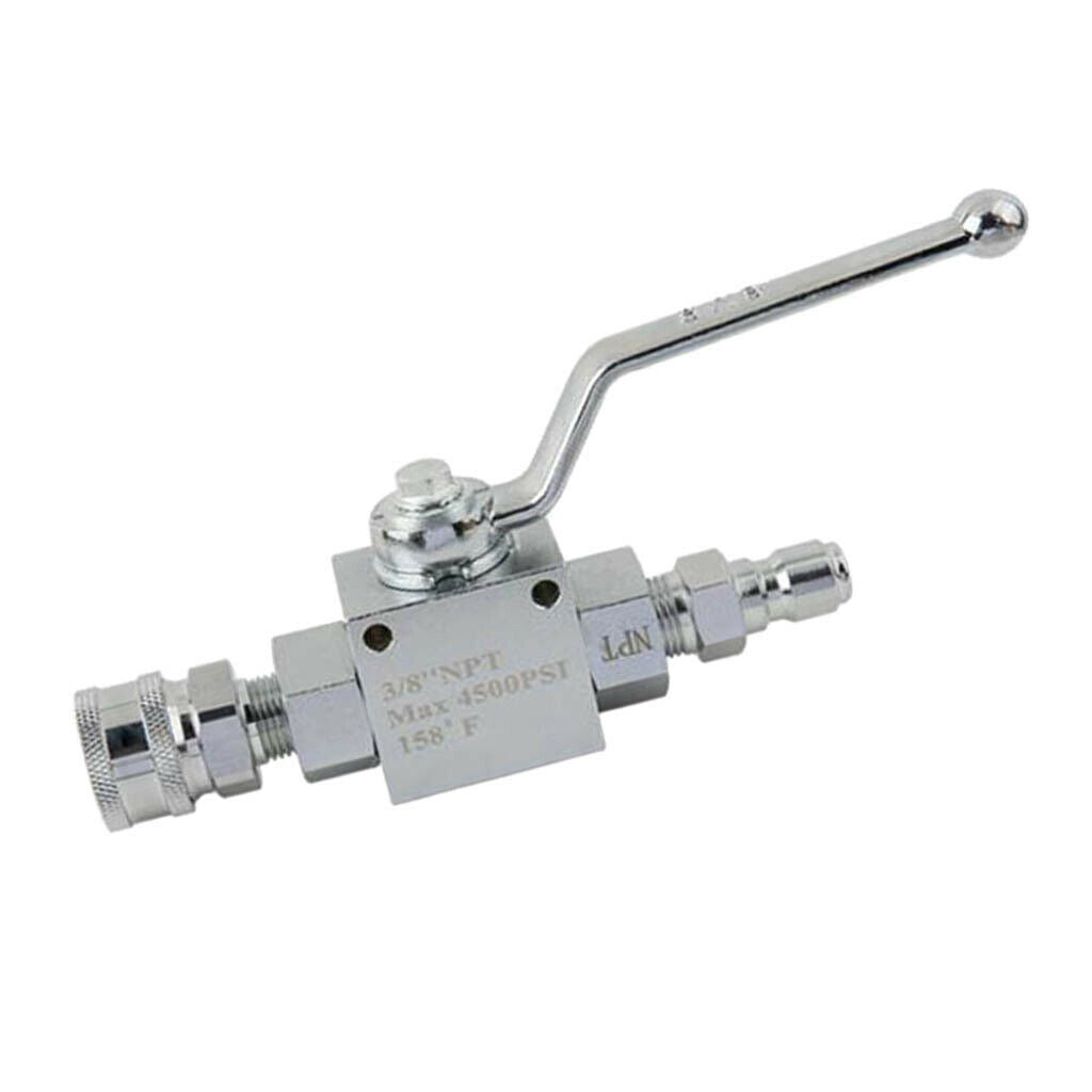 3/8" NPT Plating Ball Valve High Pressure Steel Body With Thickening Valve