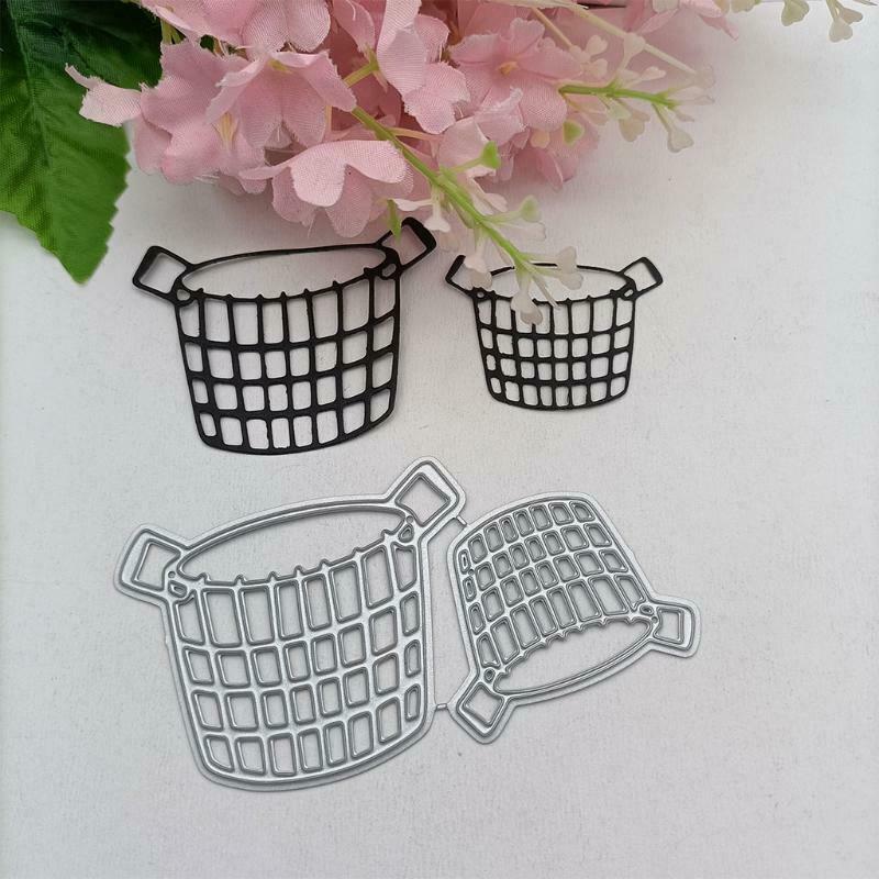 Basket Metal Cutting Dies Stencil DIY Scrapbook Album Paper Card Template Mold