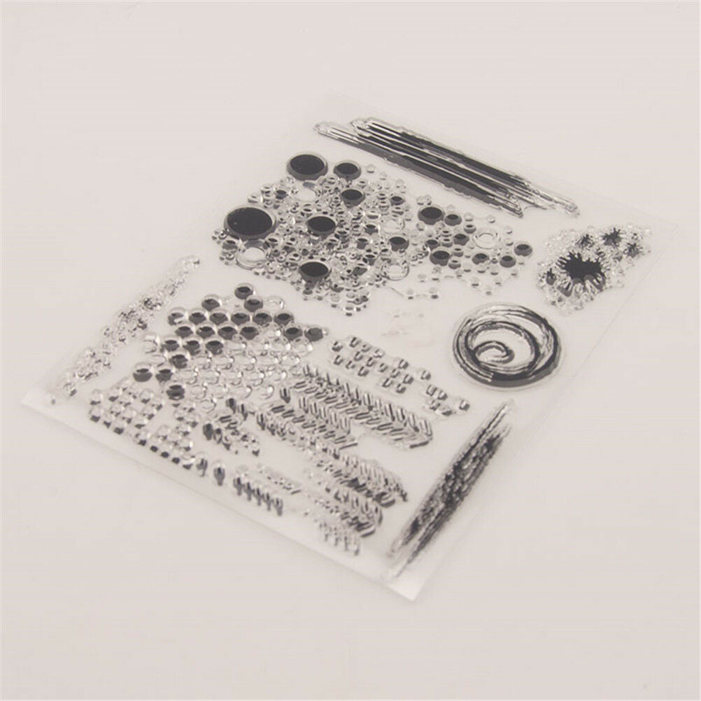 Silicone Transparent StampClear Cling SealScrapbook DIY Embossing Album De.l8