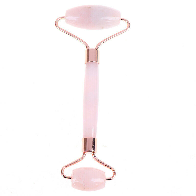 Facial Massage Crystal Roller Jade Roller Stone Natural Rose Beauty Skin ToyBDA