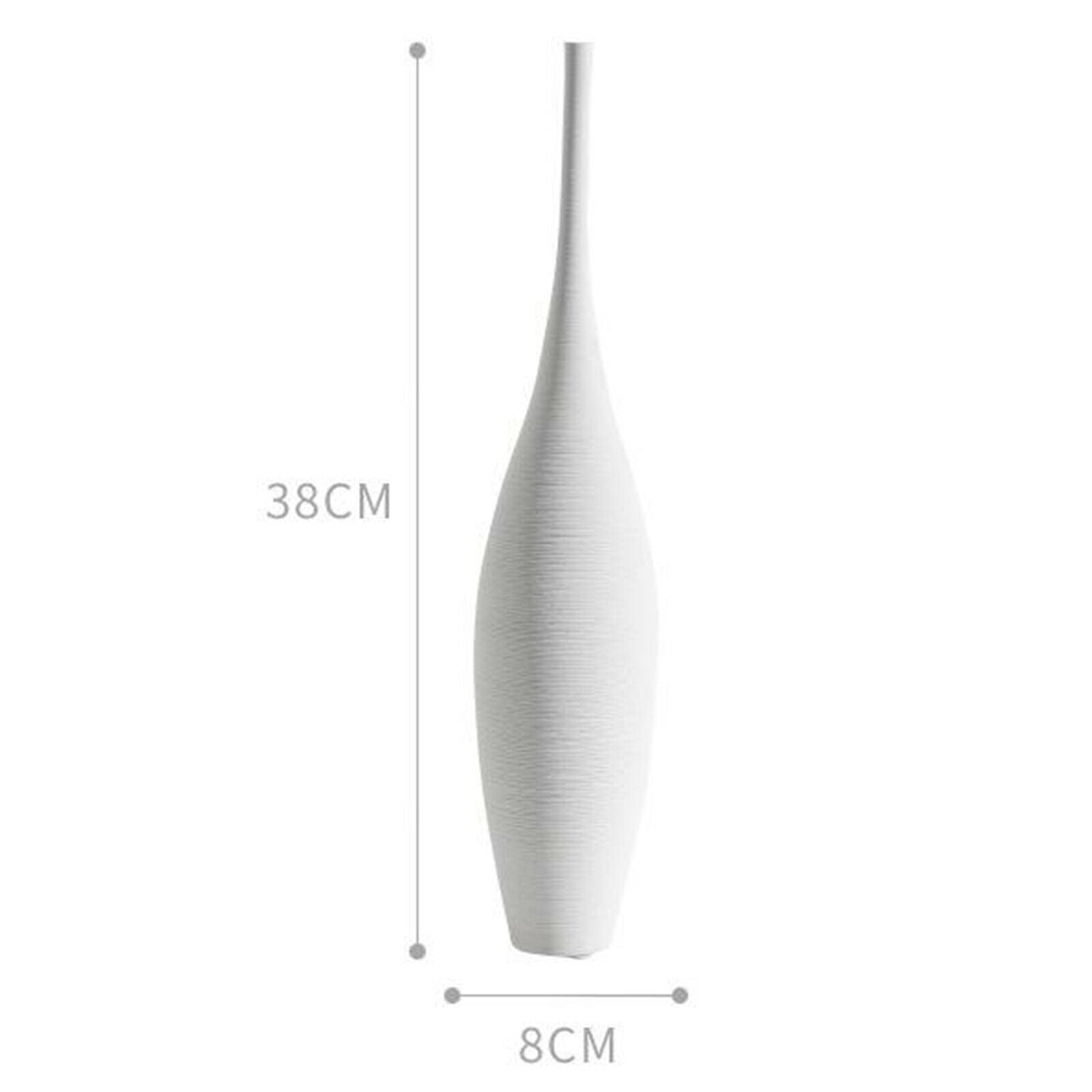 2x Minimalism Flower Vase Shelf Bookcase Bud Vase Tabletop Long Neck Vases