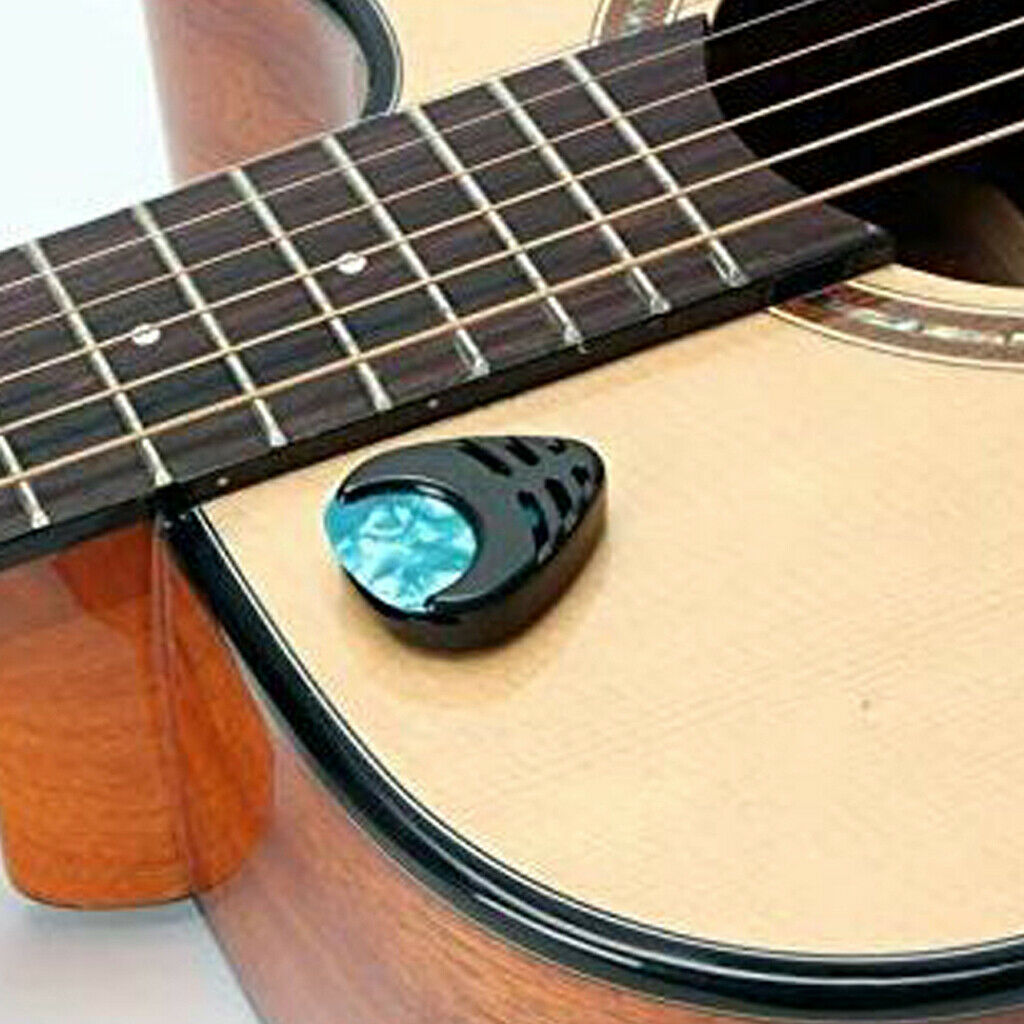 10 Pieces Guitar Picks Colorful Premium Celluloid Picks with Case for Acoustic