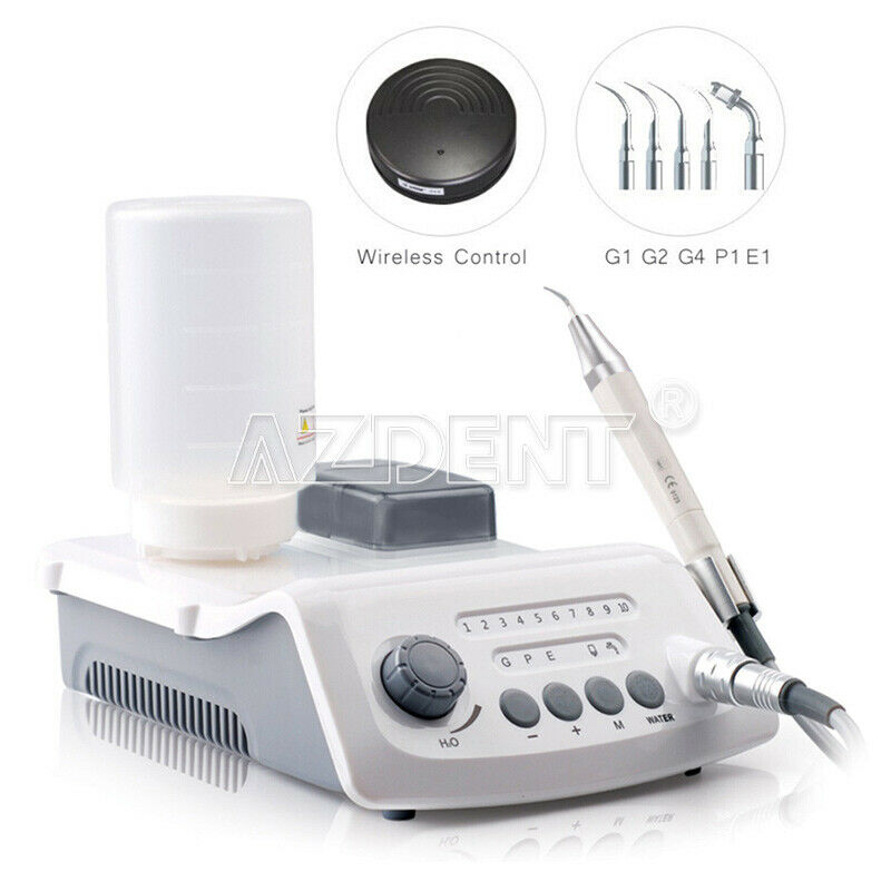 Dental VRN-A8 Ultrasonic Scaler LED Handpiece Wireless Foot Switch Perio Endo