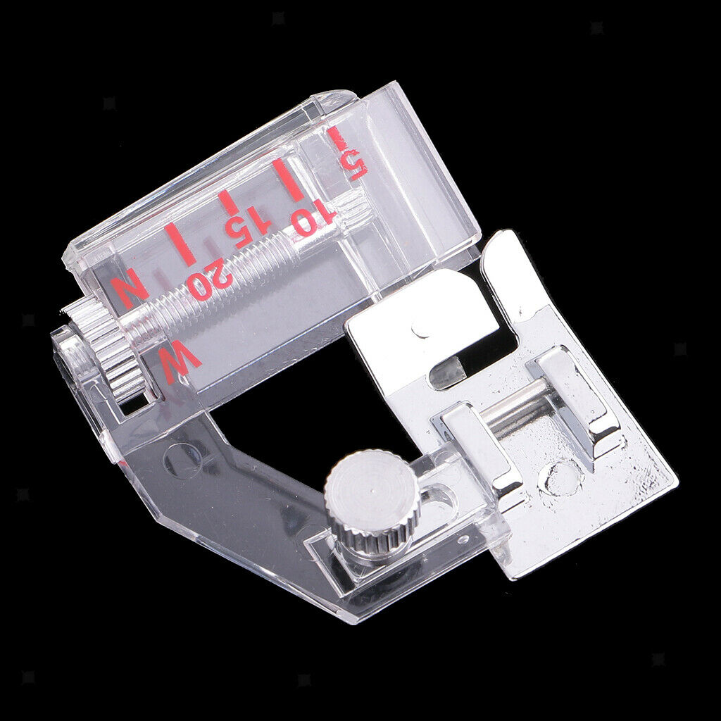 Bias binding presser foot tying machine binding parts