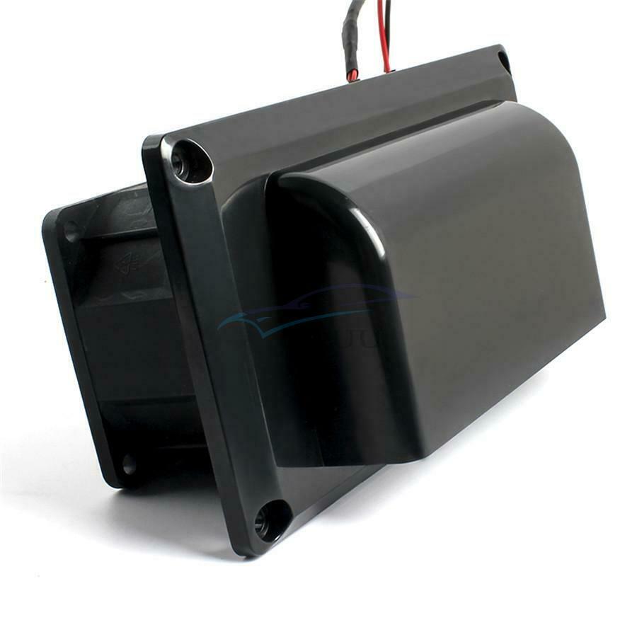 1PCS 25W Side Vent Exhaust Fan Plastic Black For RV Camper Trailer Boat Yacht