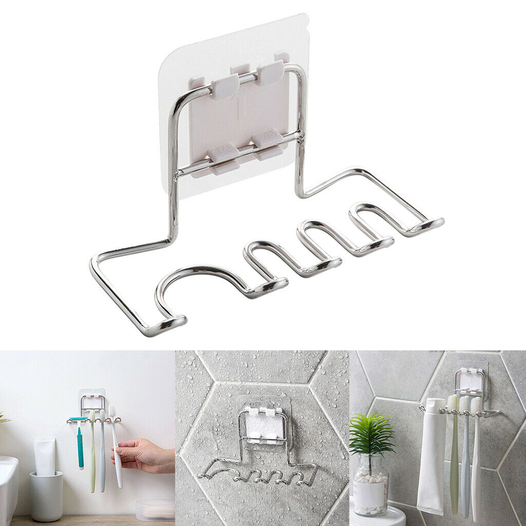 Toothbrush Holder Stainless Steel Toothbrush Holder Toothpaste Holder Stand