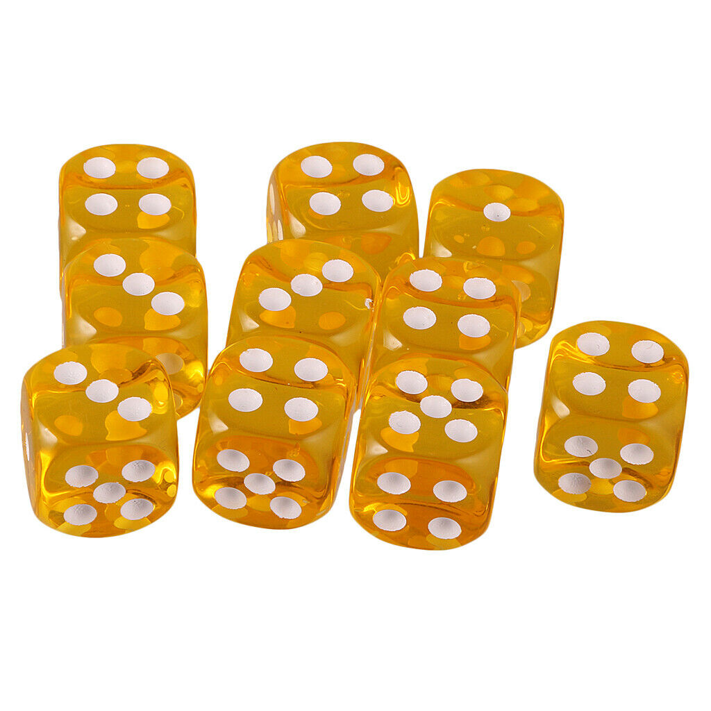 20pcs Six Sided Playing   D&D RPG Roleplay Game D6 Dices