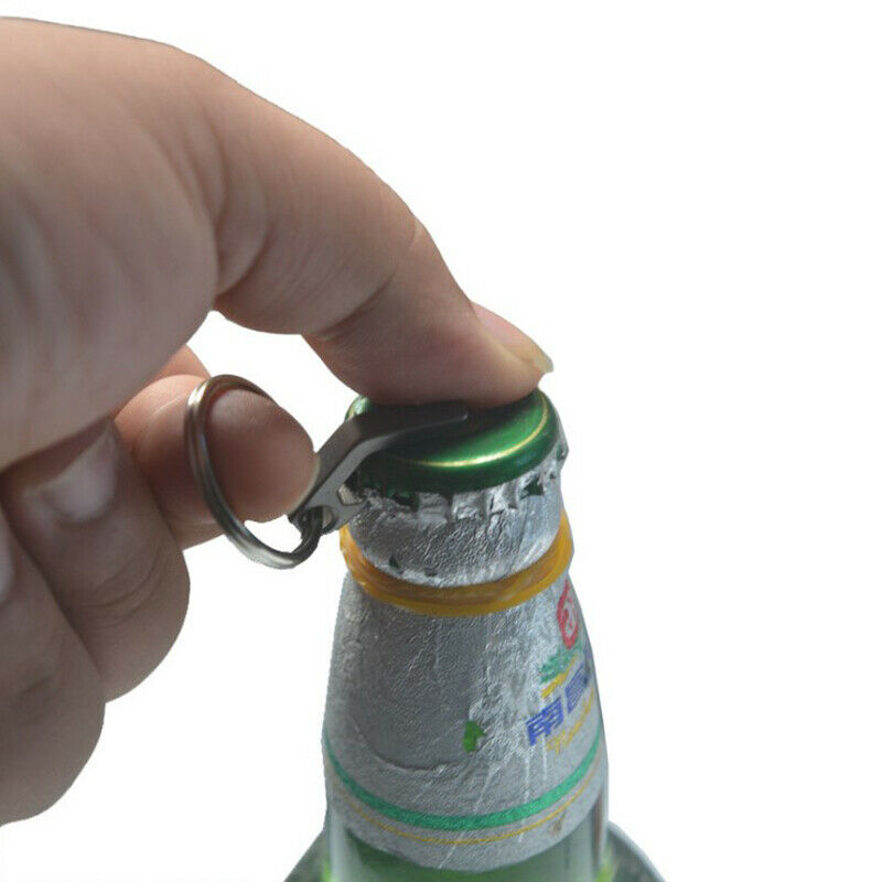 Mini Lightweight Bottle Beer Opener Keyring Pocket Tool Utility Gadget Ou.l8
