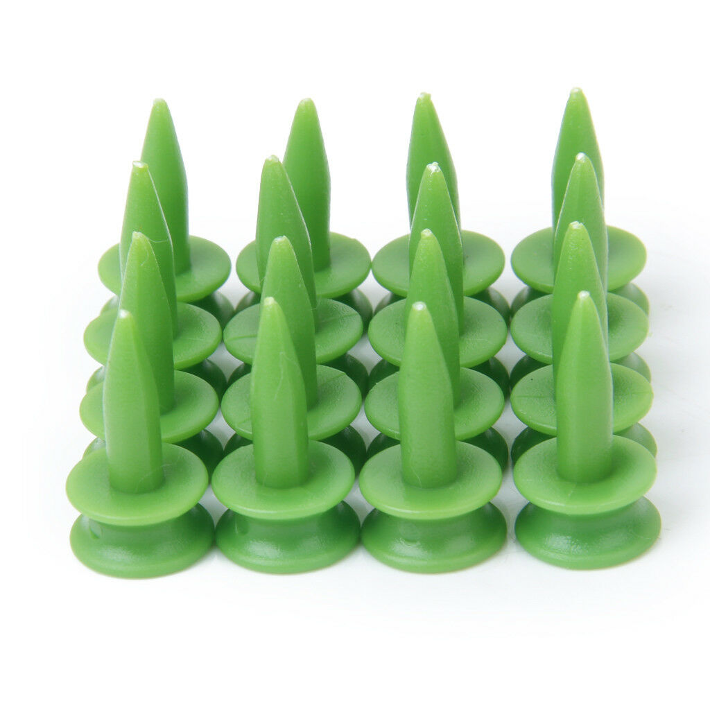 100Pcs Green GOLF PLASTIC CASTLE TEES 23mm 0.9 Inch GOLFER CLUB ACCESSORIES