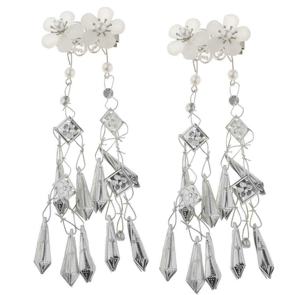 2pcs Classic Flower Hair Clip Hair Accessories