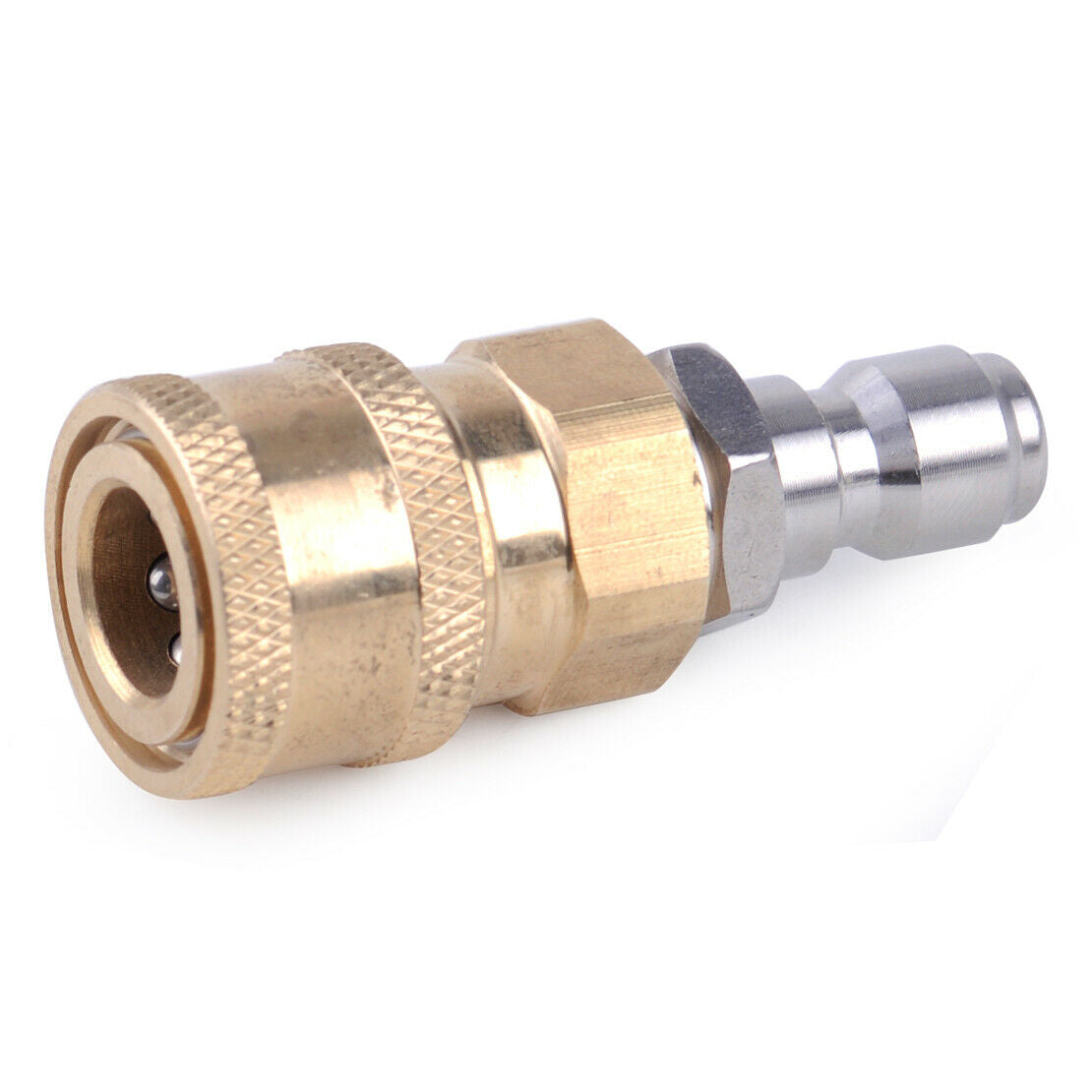 Pressure Washer Quick Connector 1/4" Coupler Plug Adapter Max 4000 PSI An