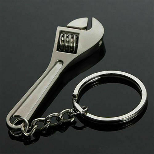 2021 Stainless steel Adjustable Creative Wrench Spanner DIY Key Chain Keyring US