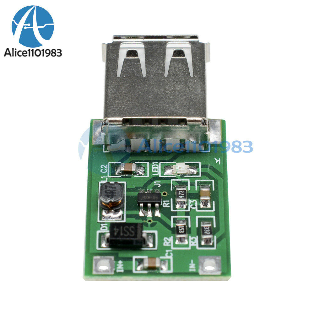 DC-DC 0.9V-5V to 5V 600MA Step-Up Booster USB Mobile Power Supply Module