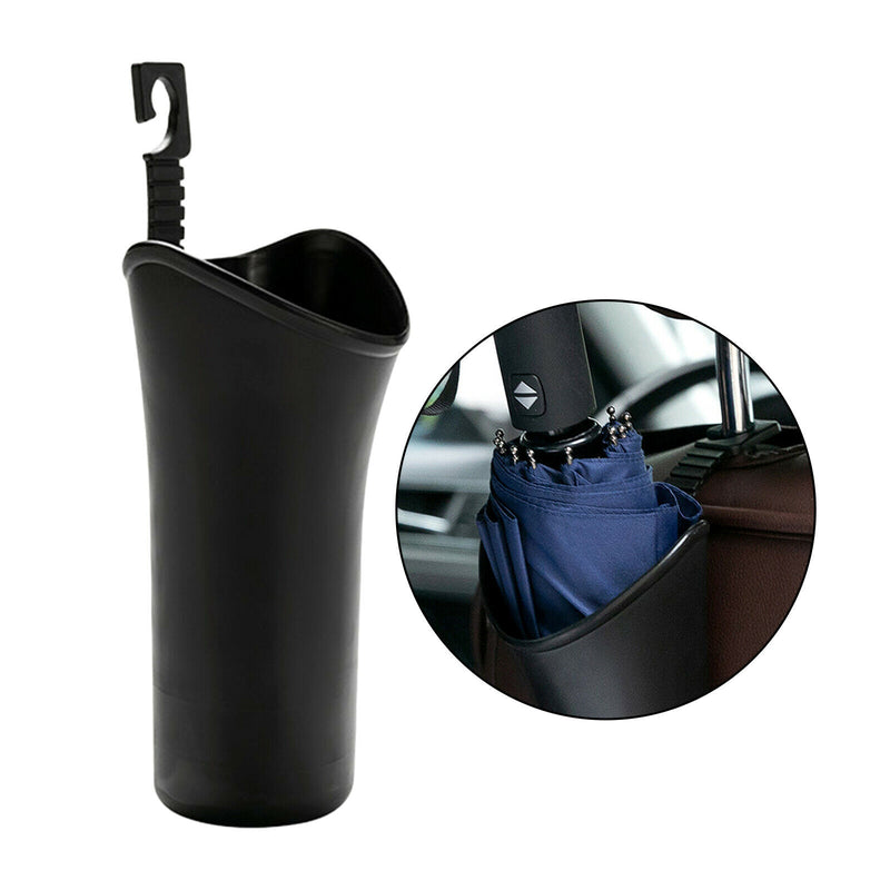 Multi-Function Auto Car Umbrella Holder Storage Box Hanging Organizer Black