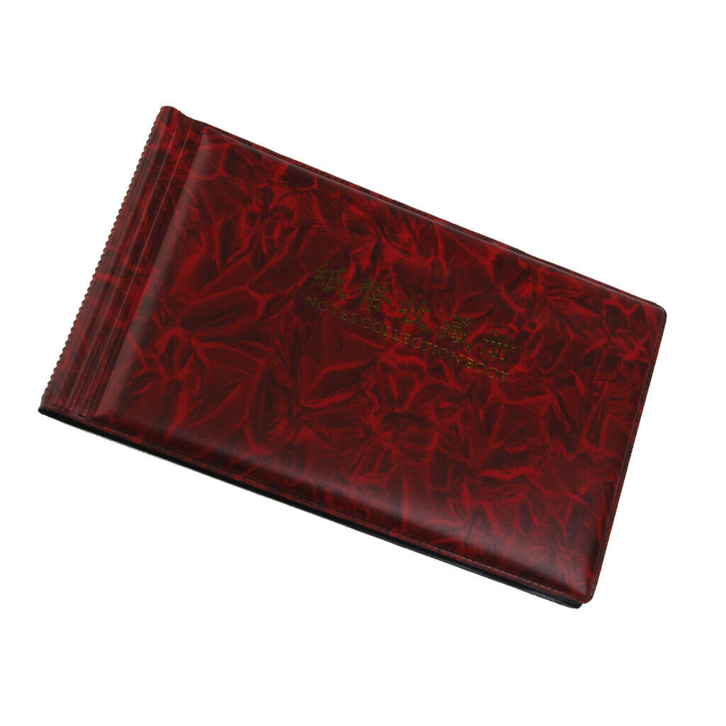 Banknotes Collection Album Protection Storage Book Single Display Pocket