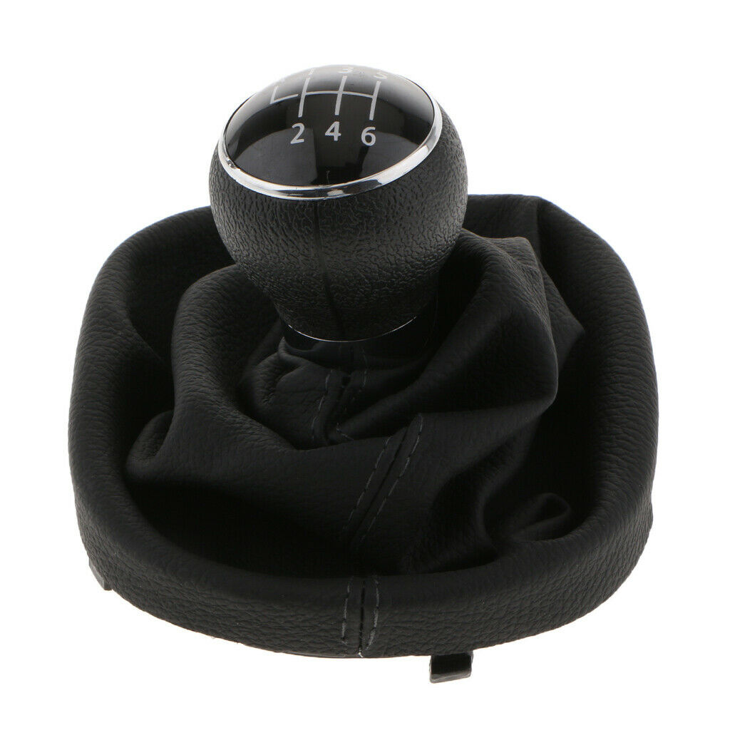 6 Speed Ball Style Shift Knob 1pcs Shift Knob Gaitor For VW TOURAN 2003-2010