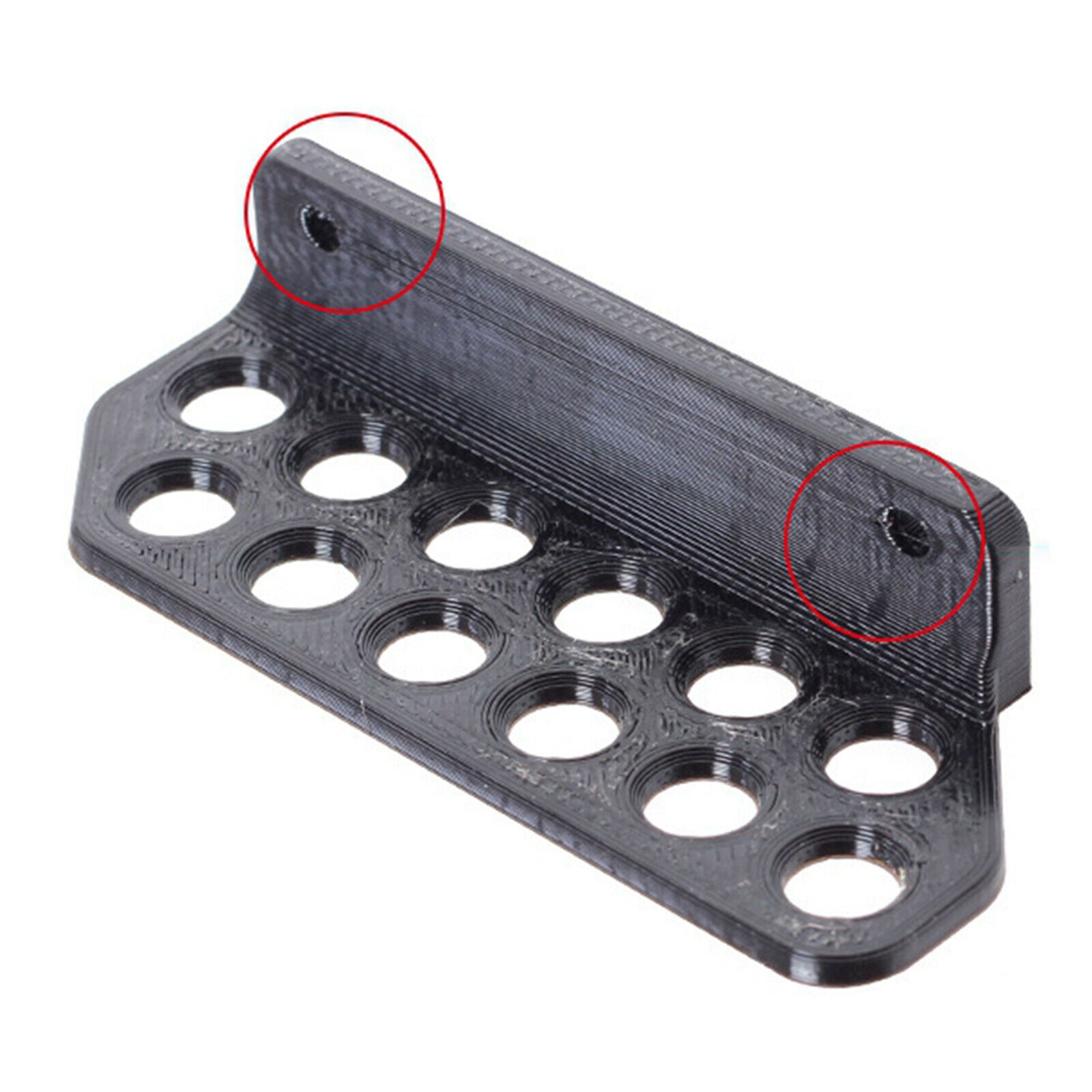 Wall-mounted 12 Arrow Holder Organizer Display Rack Stand Hunting Black