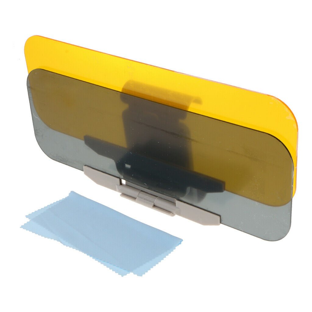 1 Pc. 2 in 1 Car Auto Sun Visor Mirror Anti-glare Day And Night Glasses Eyesight