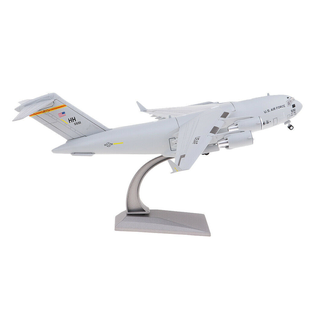 1/200th Metal Military C17 Transport Aircraft Plane Airplane w/ Metal Stand