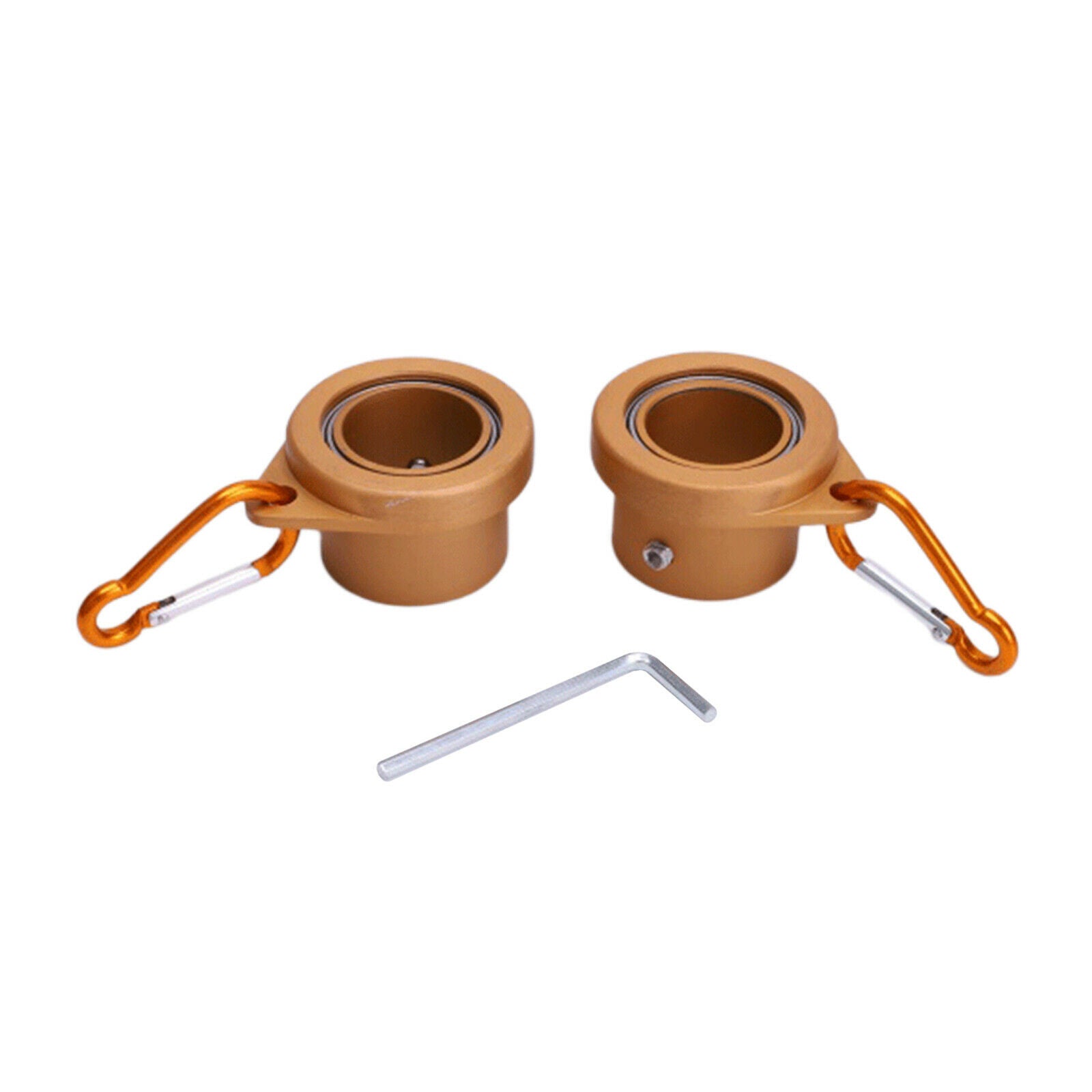 2 Pack Flag Pole Mounting Rings Grommet Clip Fits 1inch Flagpoles Rotating