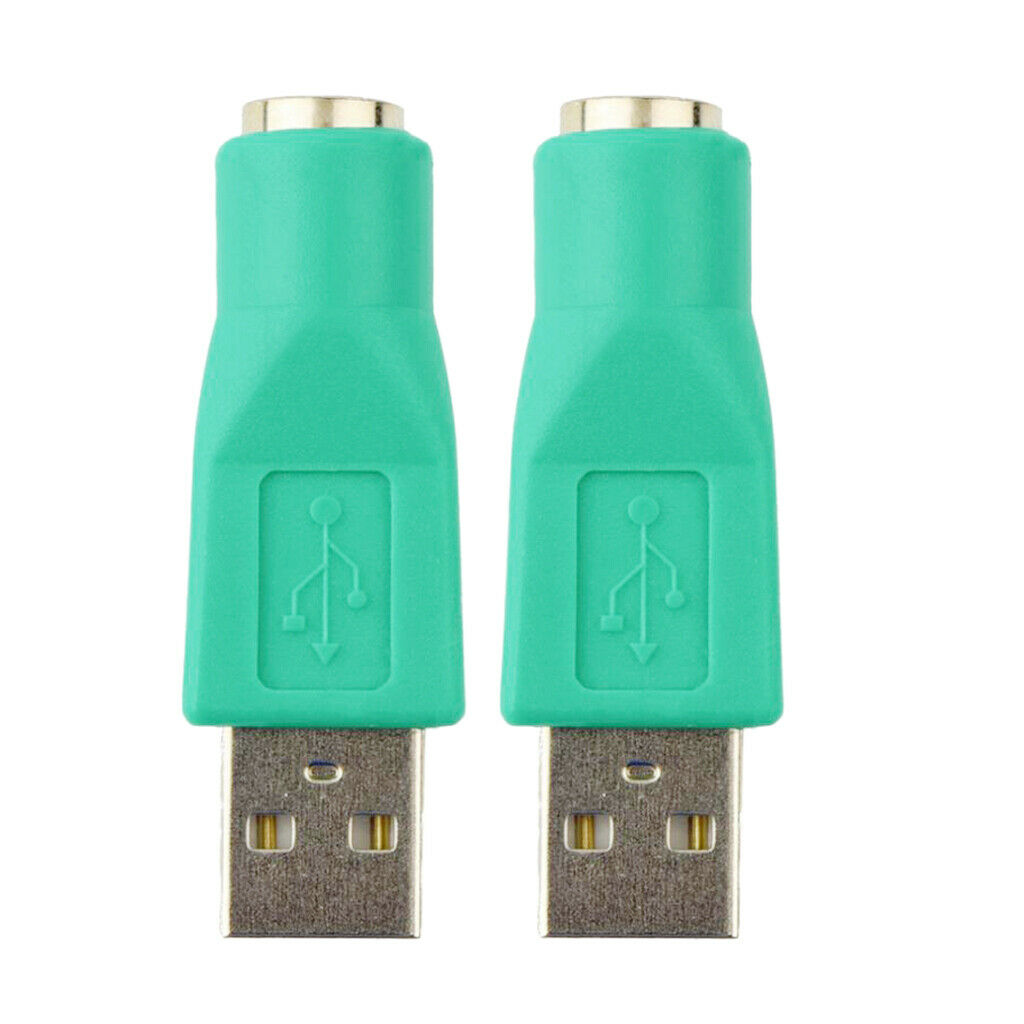 prettyia   2x   PS / 2   Female   to   USB   2 . 0   Male   Port   Adapter   for