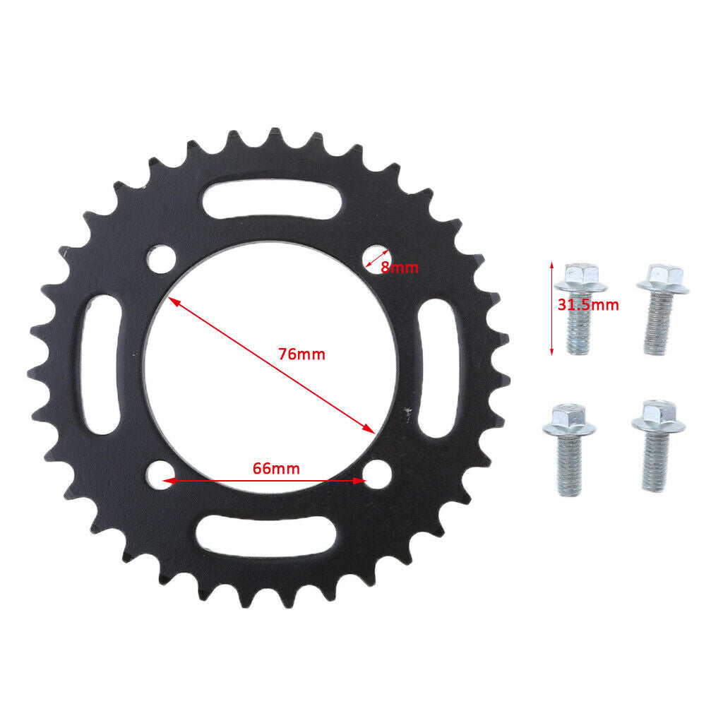 35T Rear Sprocket 420 Chain Pitch for Chinese SDG Pit Dirt Bike 50cc-160cc