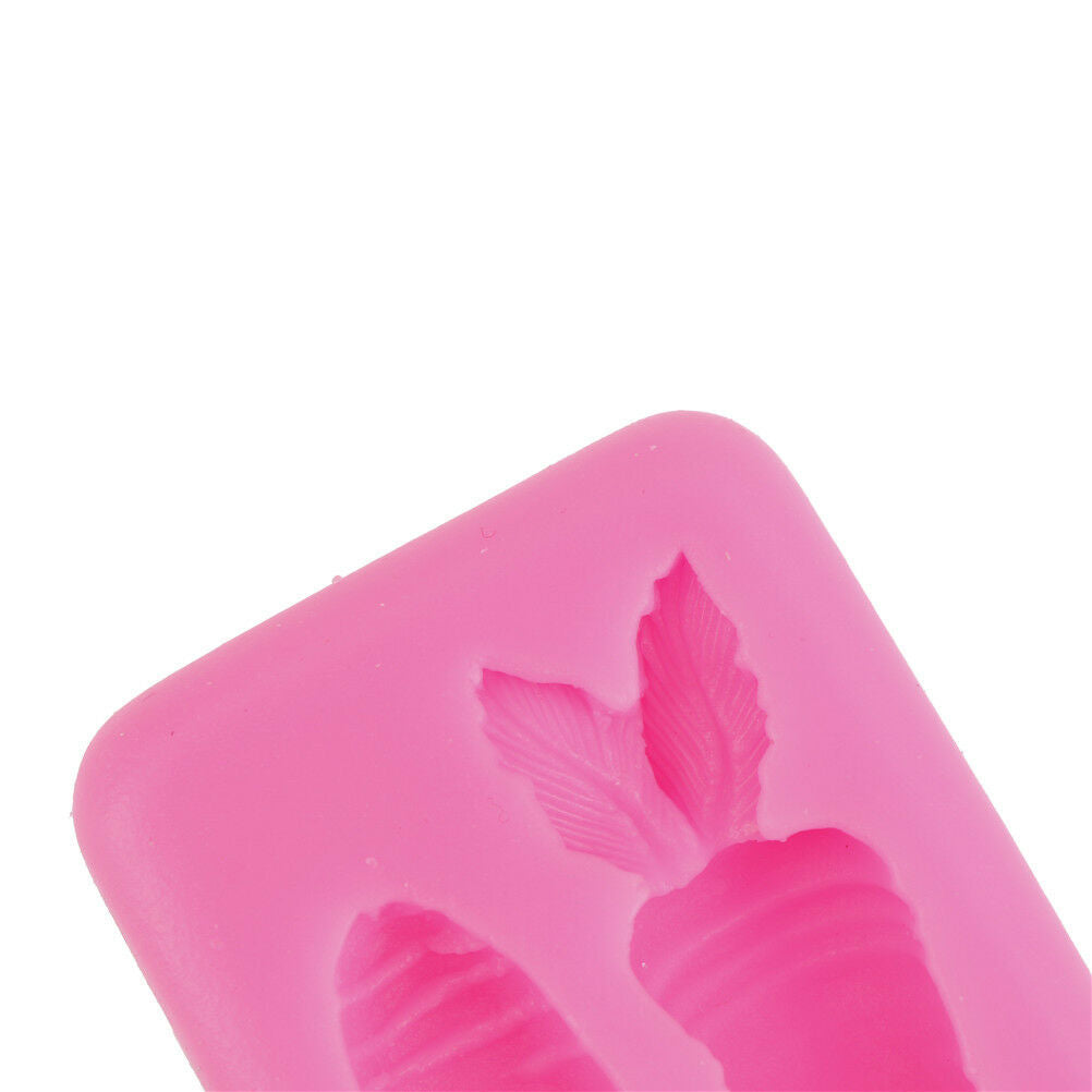Casual Carrot Vegetables Silicone Mold Decoration tools Clay Push Mold、N.l8