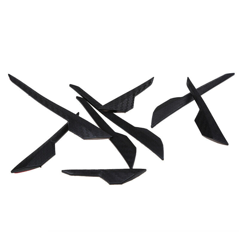 Black Car Door Edge Guard Strip Rubber Anti-Scratch Protector Strip Universal 8X