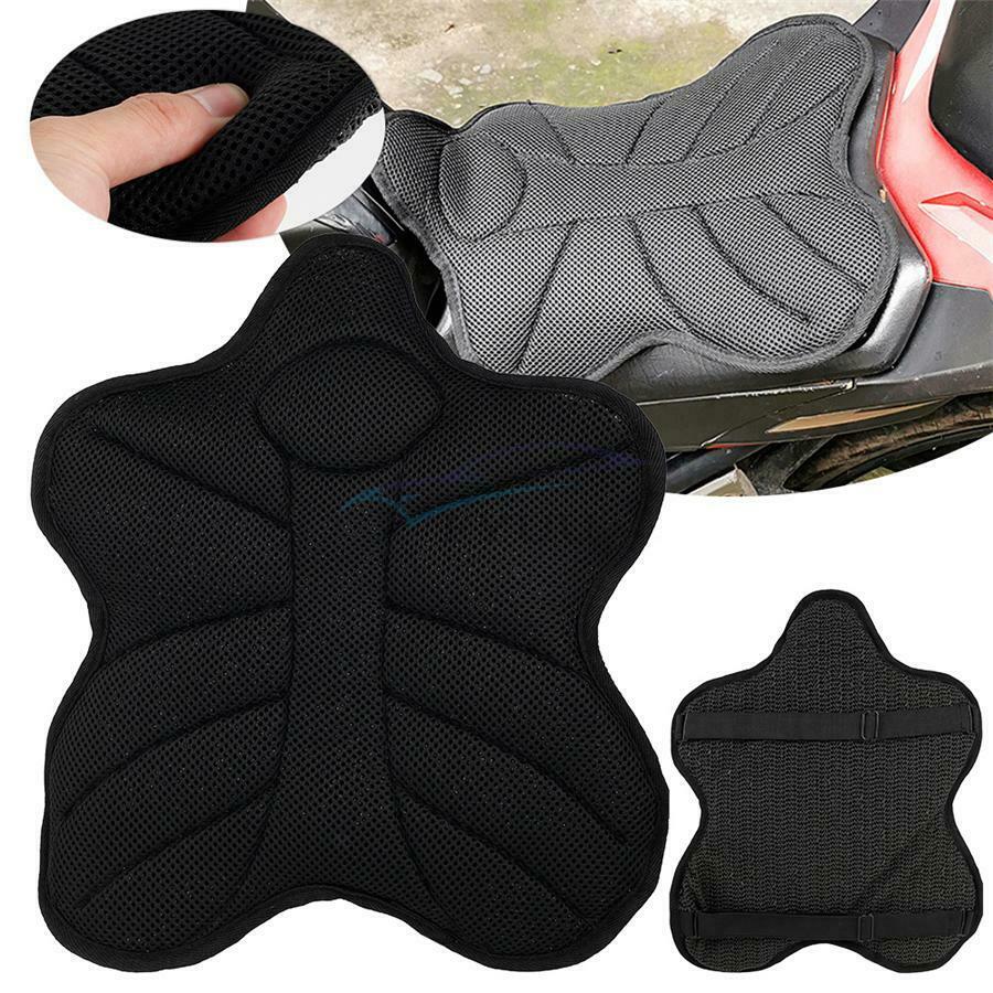 1 Set 35.5×30.5cm Non-Slip Motorcycle Heat Insulation Elastic Seat Cover Cushion