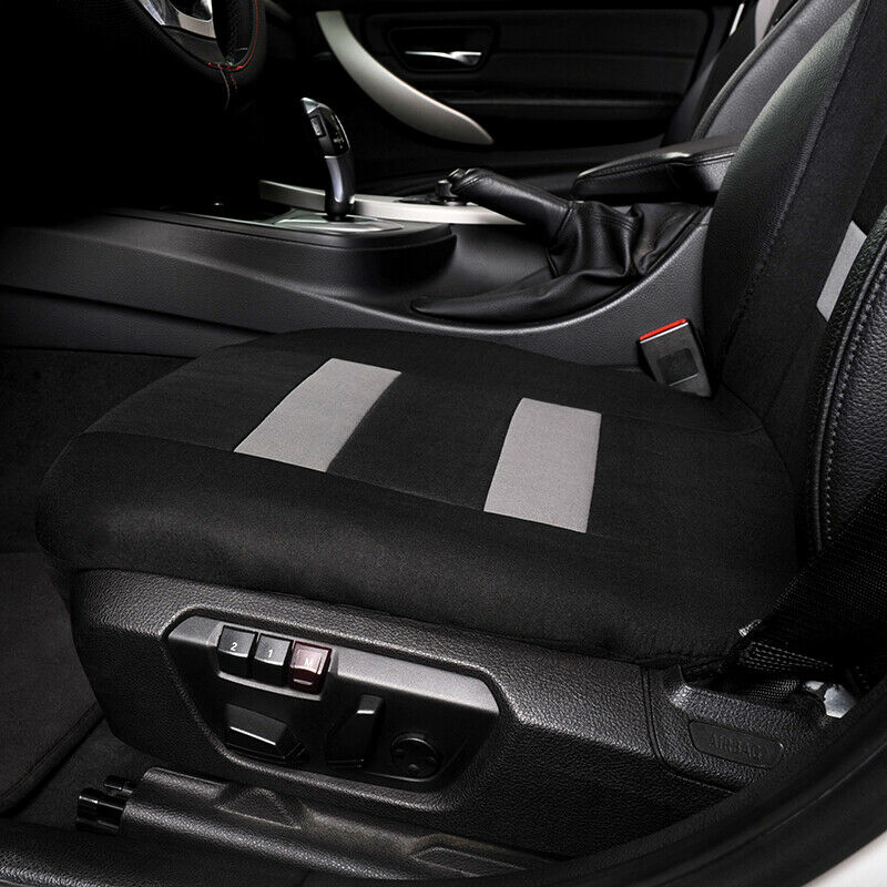 Universal 2 PCS Car Double Front Vest Design Seat Soft Cover Cushion Protector