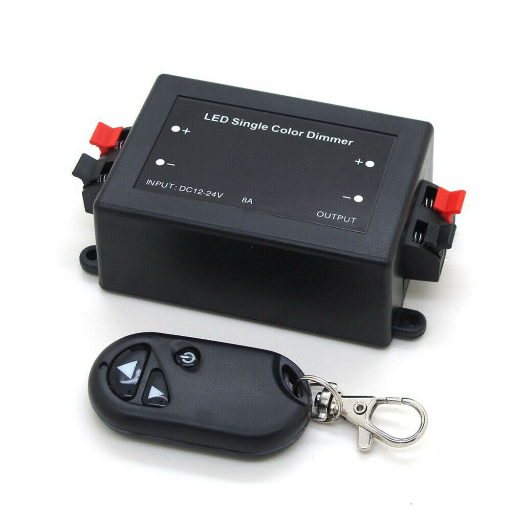3 Key RF Remote Control Wireless LED Single Color Dimmer Switch Controller