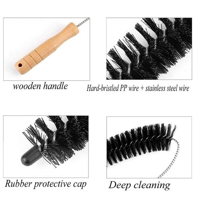 Long Black Washing Machine Clothes Dryer Cleaning Brush Vent Trap CleanerSEB SJ
