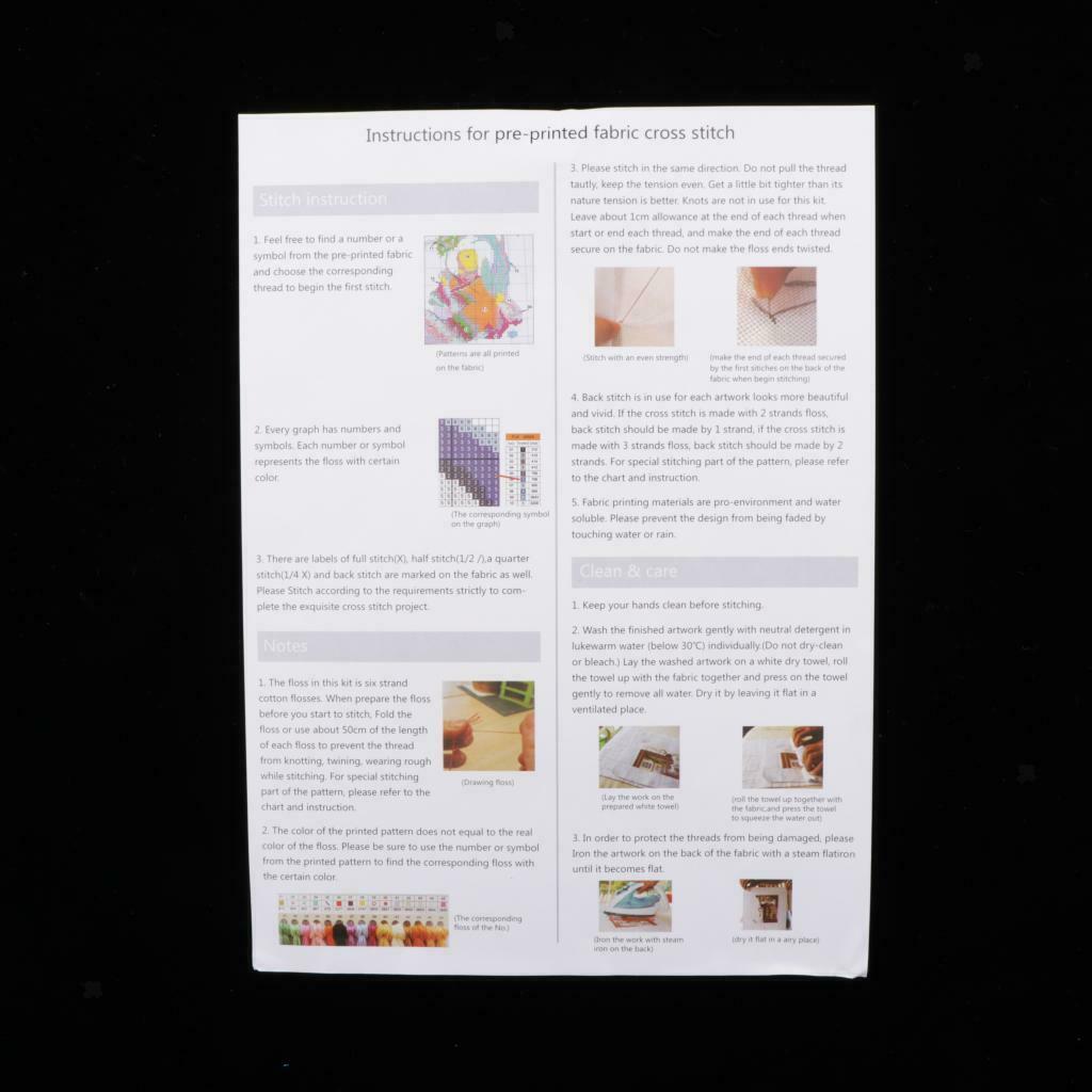 Counted Cross Stitch Embroidery Kit Latch Hook Kits Tool
