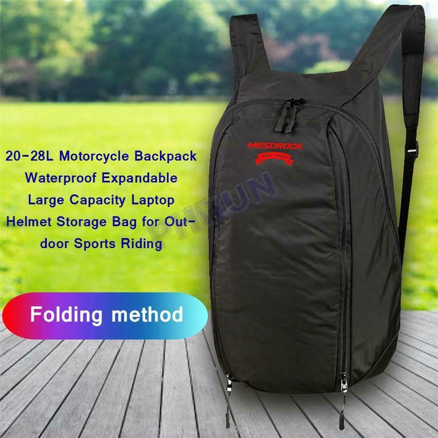 20L-28L Motorcycle Scooter Backpack Riding Backpack Helmet Bag Travel Universal