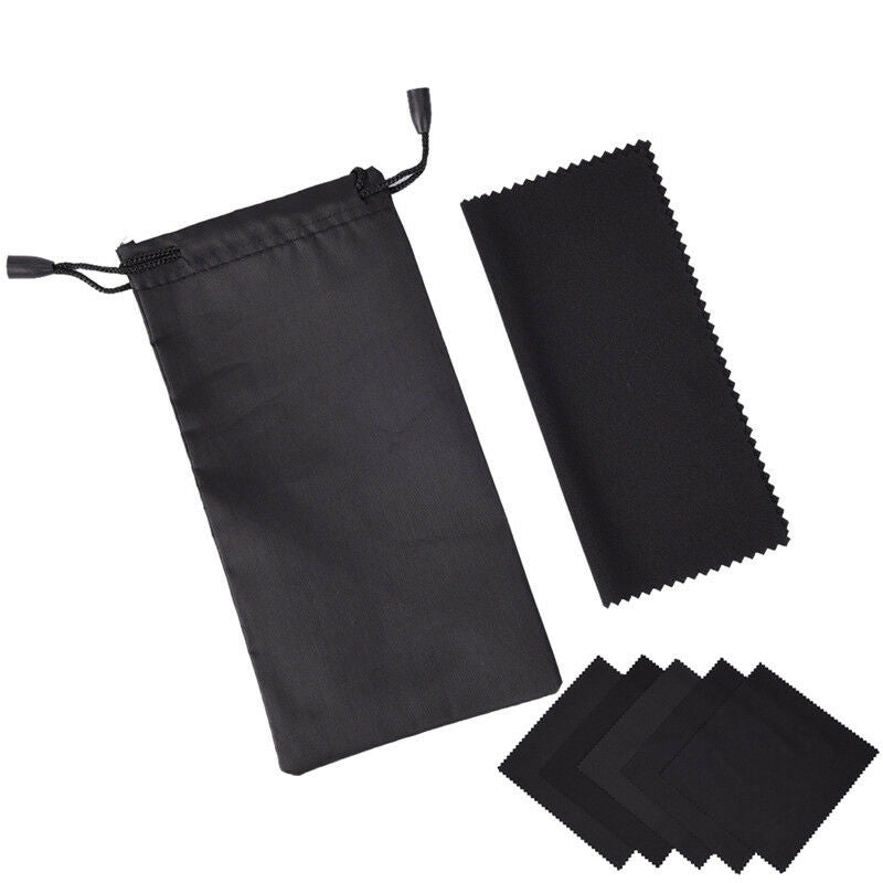 1Set Soft Glasses Pouch Cleaning Cloth Sunglasses Eyeglasses Cloth Pouch .l8