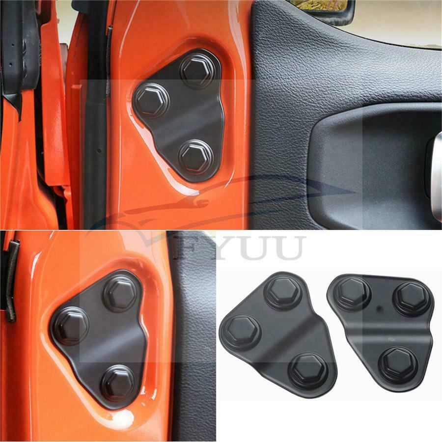Door Lock Cover Screw Protector Trim For Jeep Wrangler JL JT Willys 2018-2021