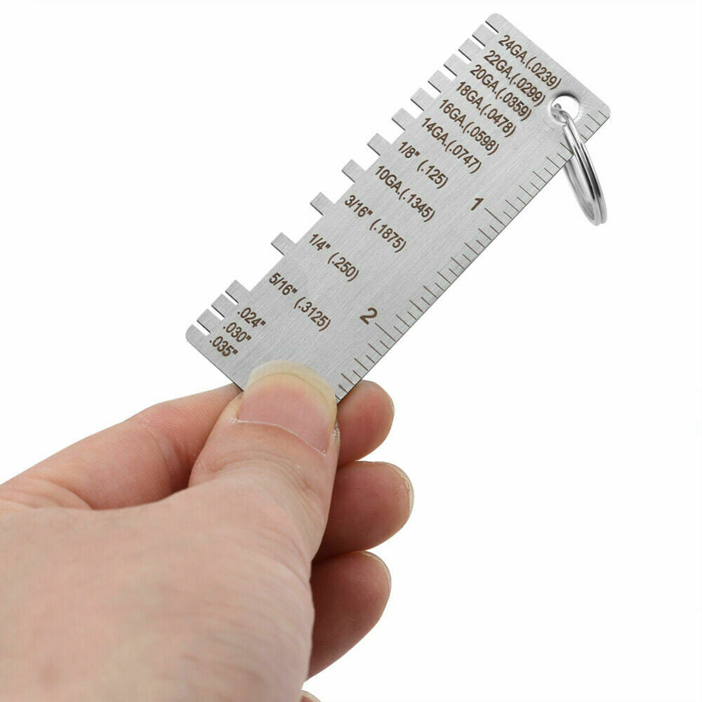 Thickness Sheet Metal Gauge Gage Measuring Tool Wire Gauge Stainless Steel
