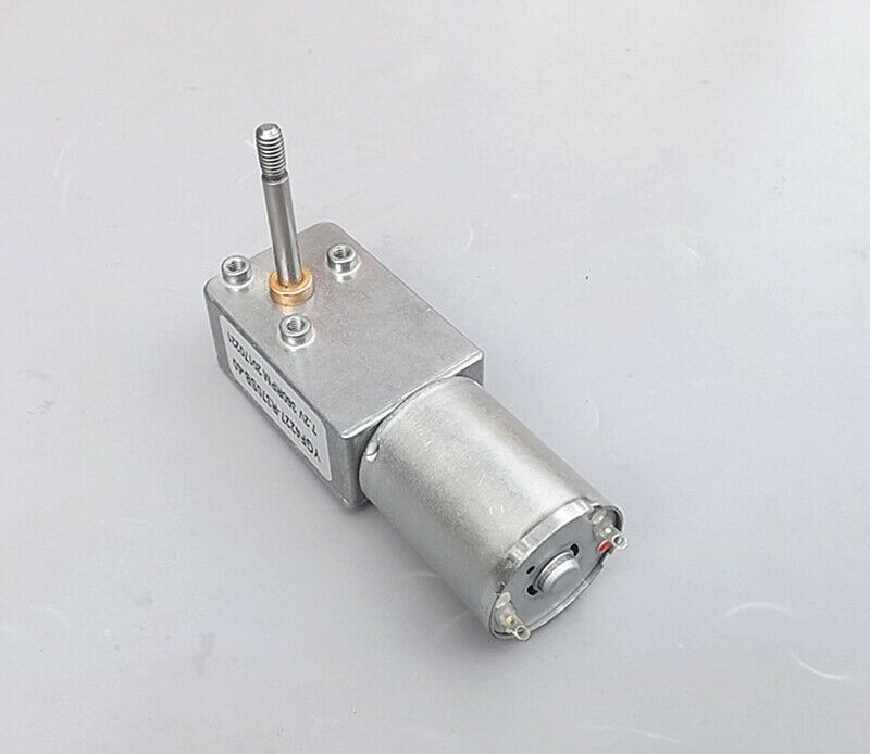 1pcs 370 Long Shaft Geared Motor Seven-shaped DC Motor High Speed Geared Motor