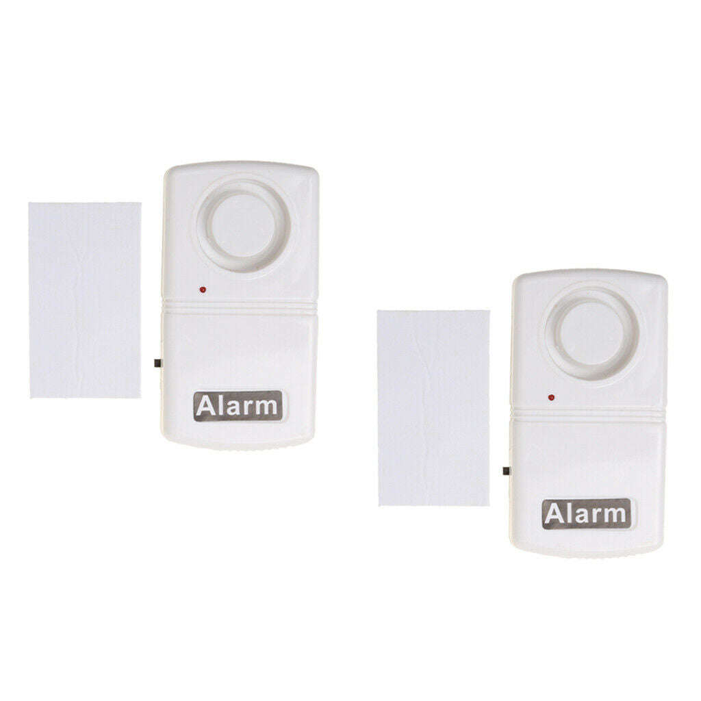 2 Set Portable Wireless Motion Sensor Activated Motion Sensor Portable 120db