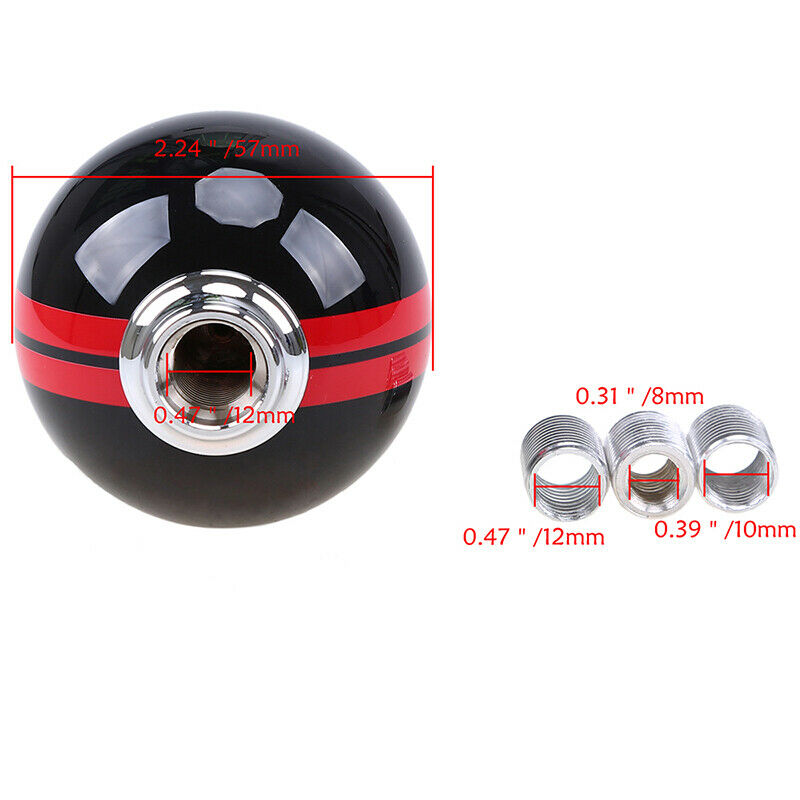 Fits Ford Mustang Shelby GT500 5 Speed Manual Car Gear Shift Knob Lever Red Ball