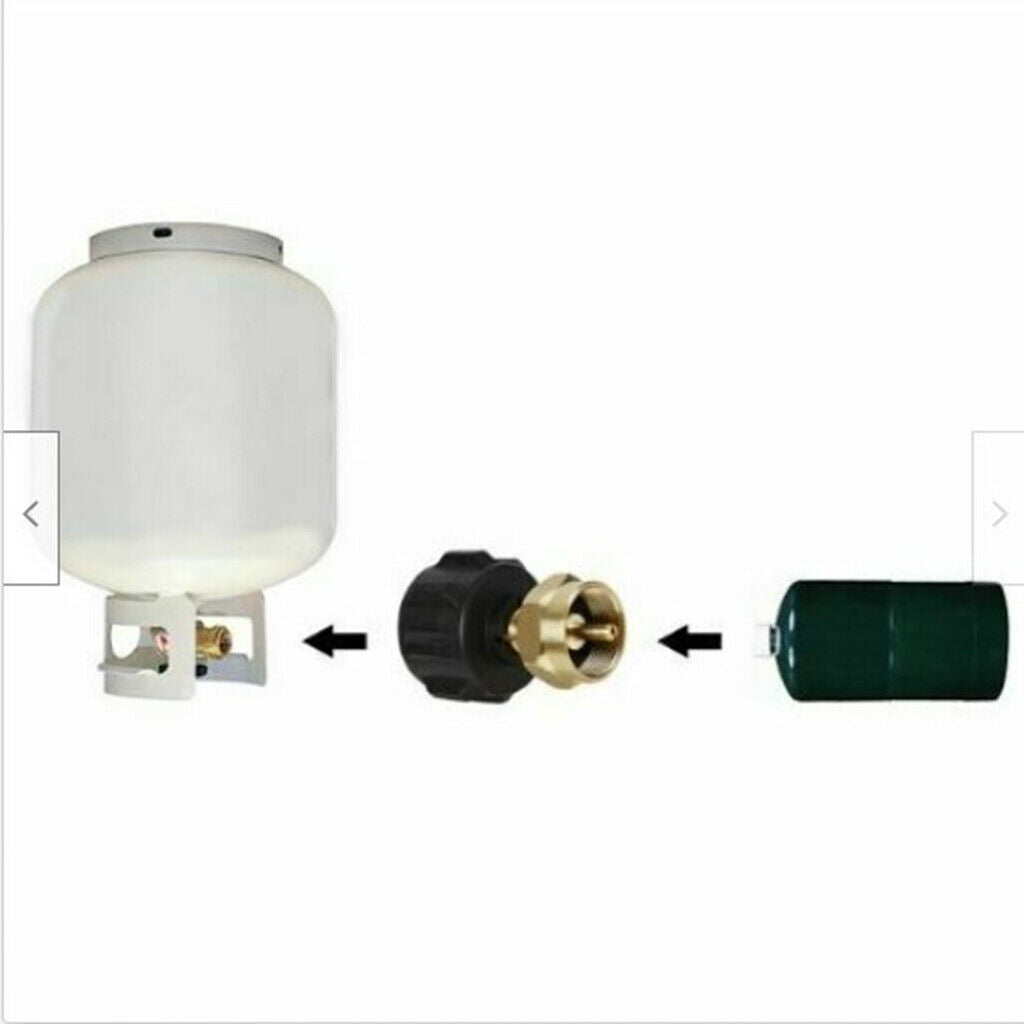 Propane Refill Adapter LPG,NG Butane 1LB Tank Disposable Steel Tank Adapter