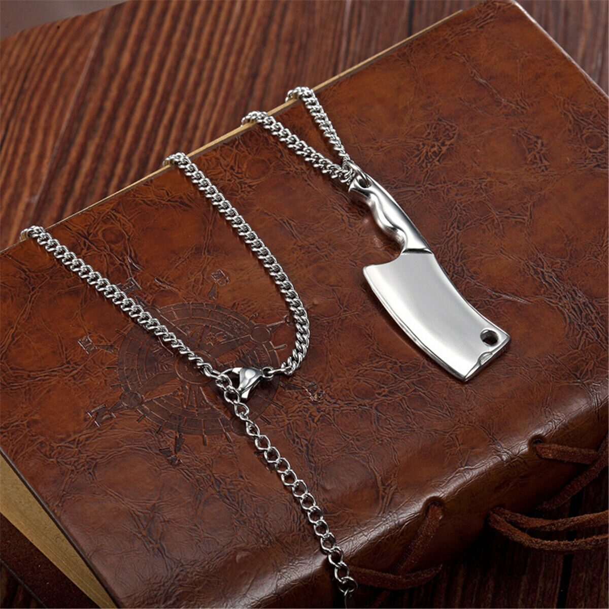 Fashion Chef Personality Kitchen Pendant Necklace Chain Jewelry Charm Gift Cool