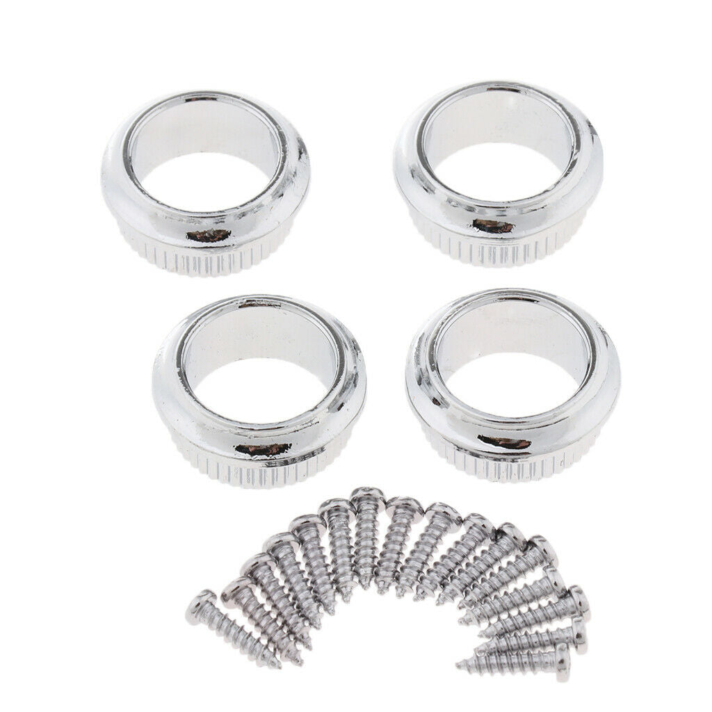 Chrome Machine Head 4R InLine Jazz Bass Guitar-Bass Tuners Tuning Pegs Set