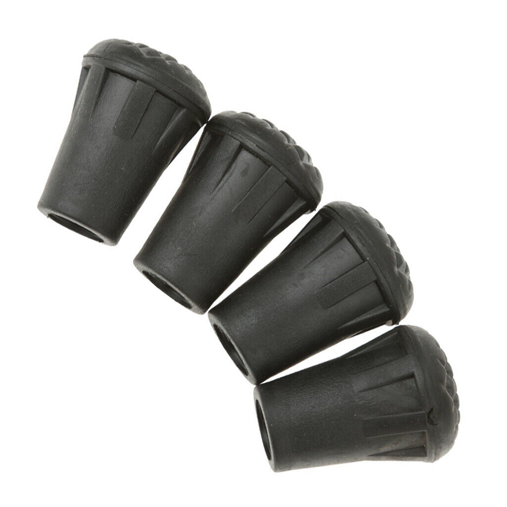 4pcs Replacement Rubber Tips End for Walking Hiking Trekking Poles Canes 3cm