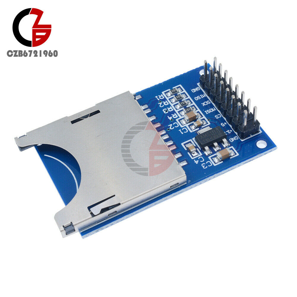 10PCS SD Card Module Slot Socket Reader SPI ARM/MCU For Arduino Peripheral MP3