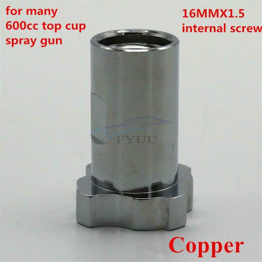 1× Inner Cup Lids 600ml Spray Gun Tool Paint Mixing Cup Kit With Thread Adapter