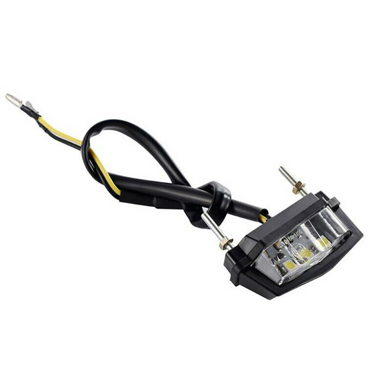 12V Motorcycle License Plate LED light Waterproof Motorcycle License Lig.l8