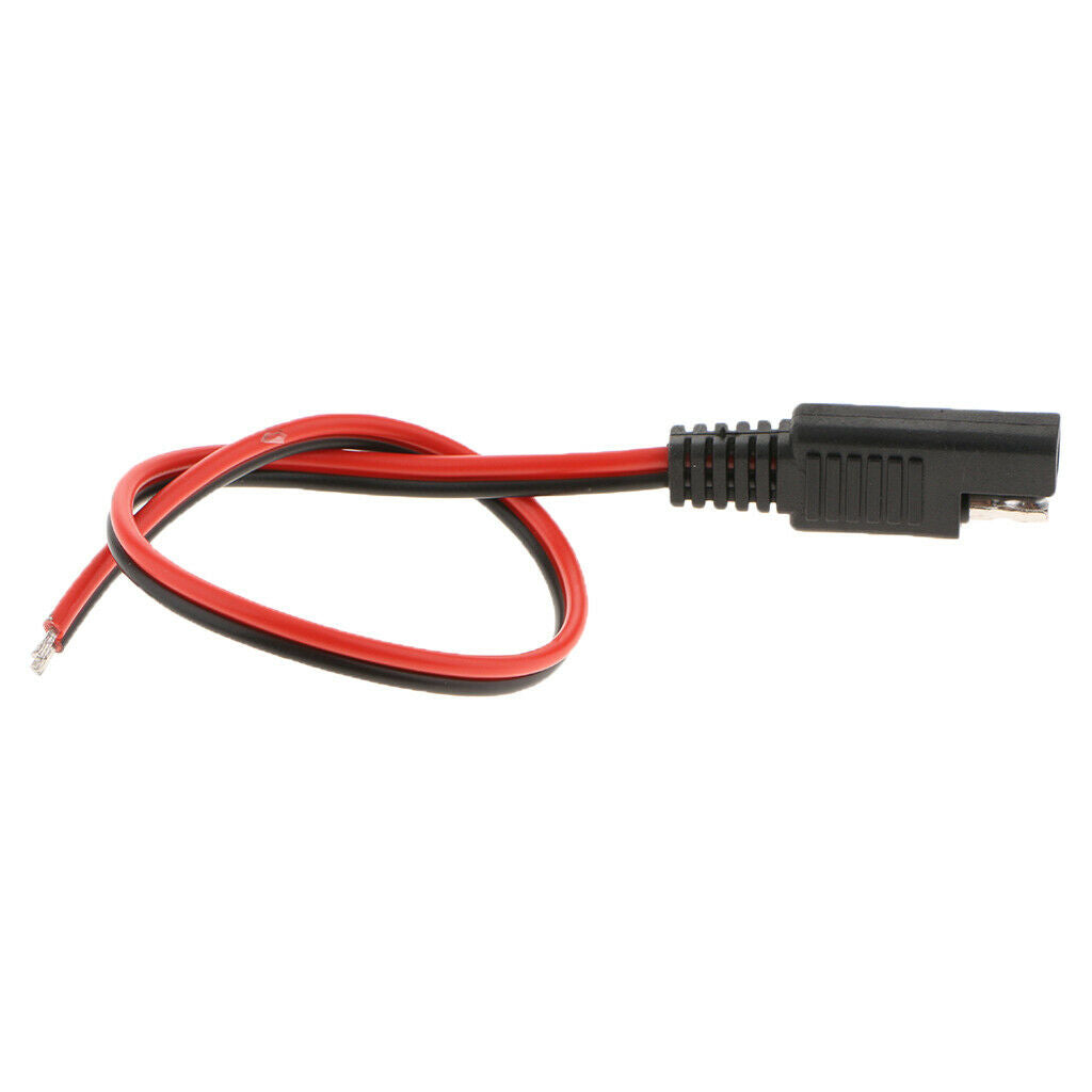 Prettyia   Solar   Panel   Battery   SAE   Plug   Extension   Lines   Connector
